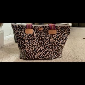 Consuela Leopard Tote